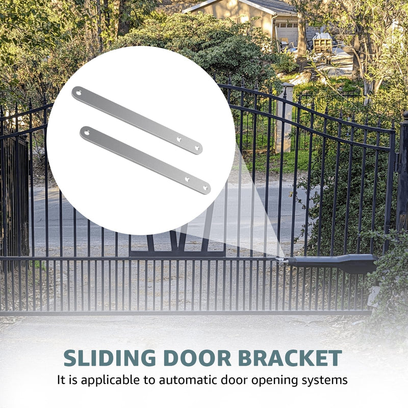 Model AXPO Push-to-Open Gate Brackets for Automatic Swing Gates Opening Away from Property - Solid Steel Rear Mount Pivot Hardware Compatible with Ghost Controls