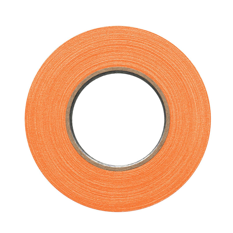 2" Width ProTapes Pro Gaff Premium Matte Cloth Gaffer's Tape With Rubber Adhesive, 50 yds Length x, Fluorescent Orange (Pack of 1)