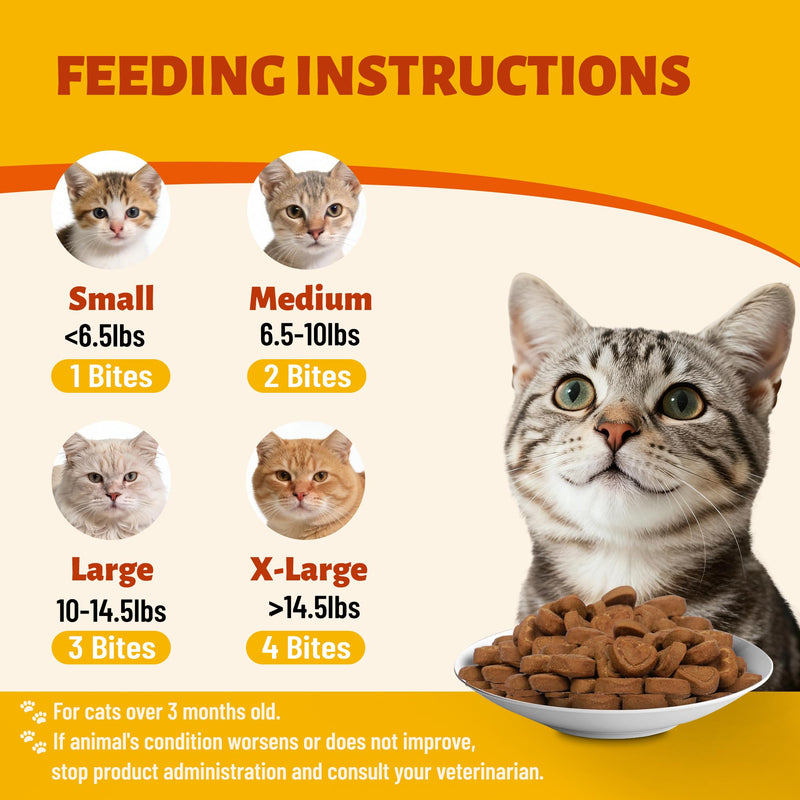 Cat Urinary Tract Health Supplement with 20% Cranberry, D Mannose, Marshmallow Root & Salmon Oil - Urinary Tract & Bladder Control - Vet-Recommended Crunchy Chews - Chicken 7.76oz