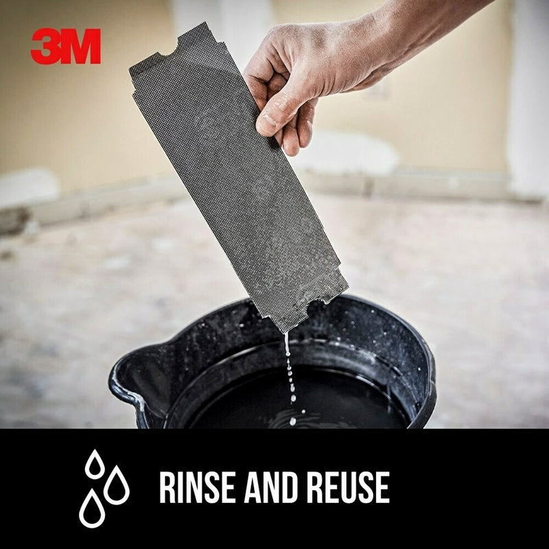3M™ Drywall Sanding Screens, 9090NA-DC, Medium Grit, 4-3/16in x 11-1/4in, 2-Screen Pack, Open Stock