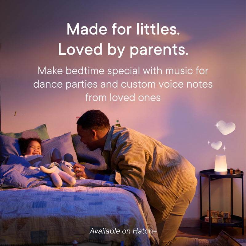 Hatch Rest Baby Sound Machine, Night Light | 2nd Gen | Registry Essential, Sleep Trainer, Routine Builder, Time-to-Rise Alarm Clock, White Noise Soother, Nursery Stories, Toddler Kids Bedroom (Wi-Fi) Wi fi