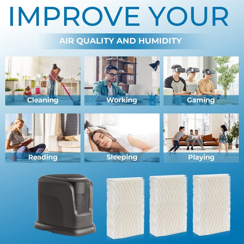 Pokin HDC311 Wicking Humidifier Filter for AIR-Care Essick Air, 3 Pack