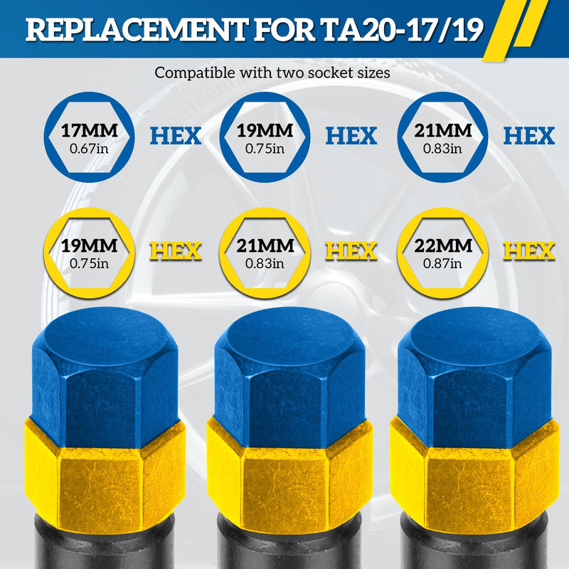 10 spline lug nut key,Compatible with Bimecc 10-Spline Lug Nuts and Lug Bolts,10 point wheel lock socket for Easy Removal of Aftermarket Locking Lug Nuts(3 piece pack) 3 Piece Pack