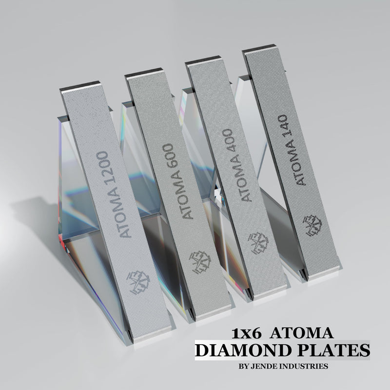 1x6 Atoma Diamond Sharpening Stone 400 Grit-Advanced diamond technology-compatible with JIGS, Edge Pro, Hapstone, and TSProf Sharpener