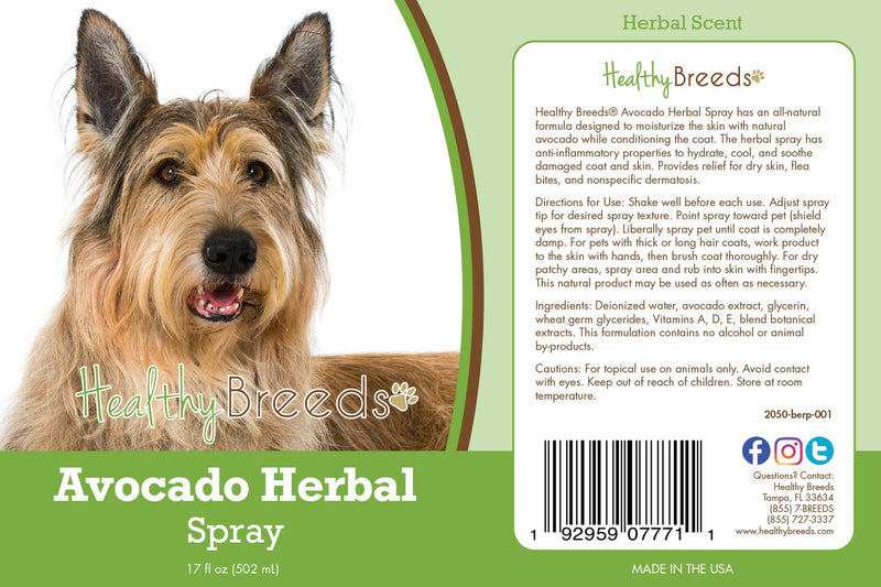 Healthy Breeds Berger Picard Avocado Herbal Spray 17 oz