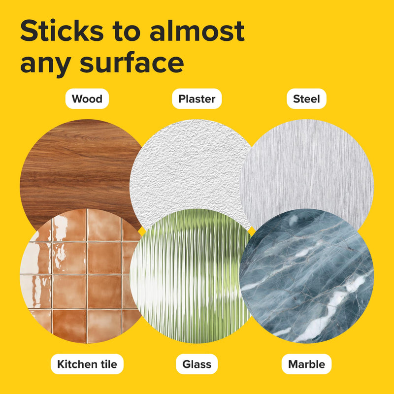 Ultra-Strong Picture Hanging Strips (16 pcs) with Adhesive Backing - Perfect for Rental Friendly Upgrades - Wall Hanging Strips Without Nails - Heavy Duty Wall Hanging Adhesive Strips for Home Decor 15 lbs