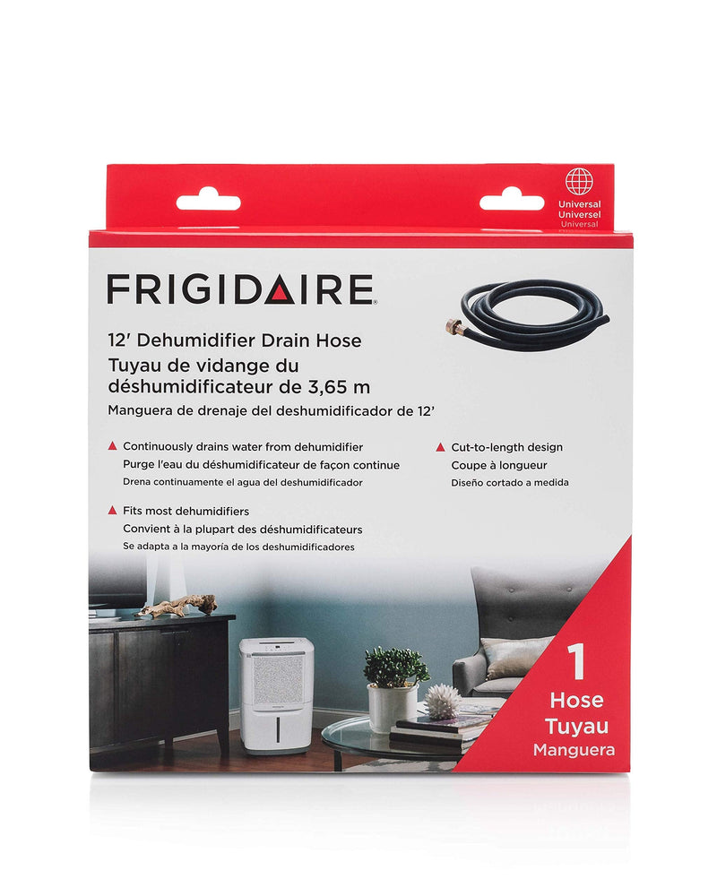 Frigidaire 18FFDHMH01 Dehumidifier Drain Hose, 12 Foot, Black