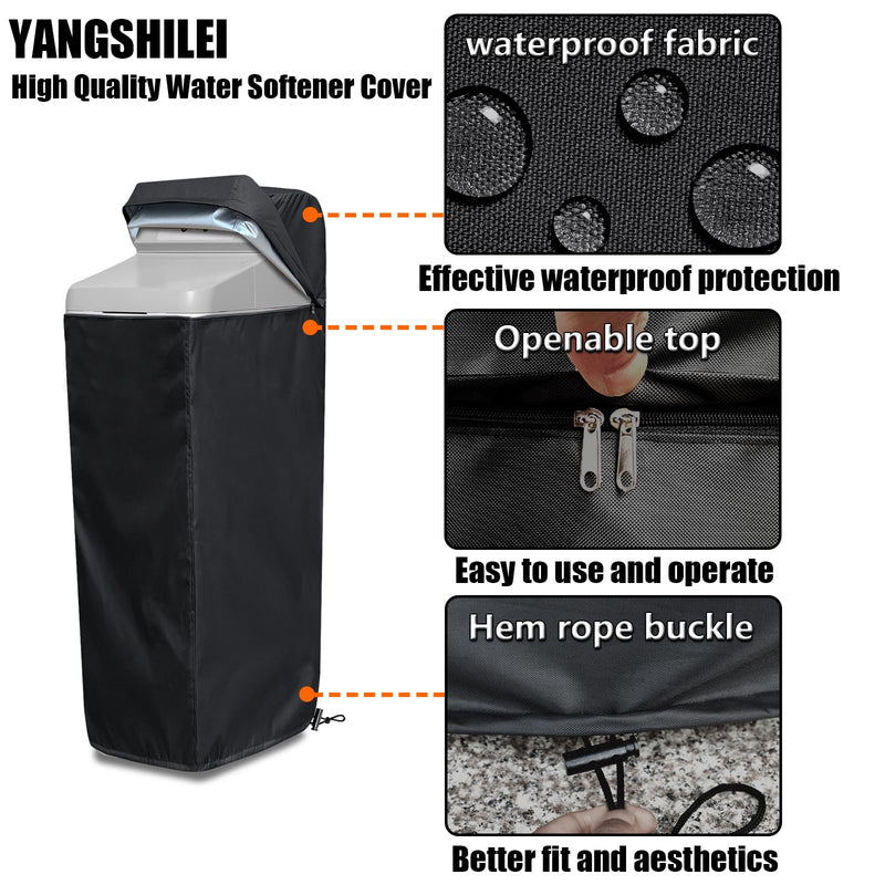 Water Softener Cover, Compatible with Kenmore 350&420 Water Softener System Black