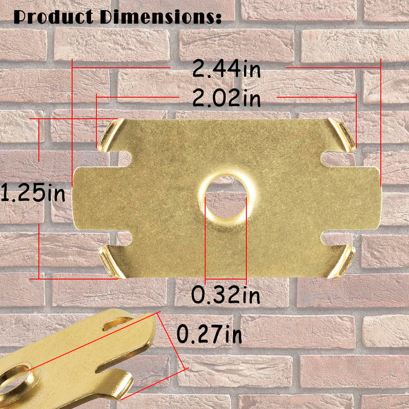300088 765 Brass Retainer Clip, Compatible with Febco 1" & 1-1/4" 765 Backflow Preventer Brass Retainer Clip