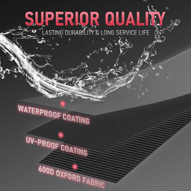 YESWELDER Welder Cover, Waterproof Protective Dust Cover for Welding Machine with Storage Pockets Medium Size 16.93" x 14.17" x 8.66" M (MIG-205DS PRO)