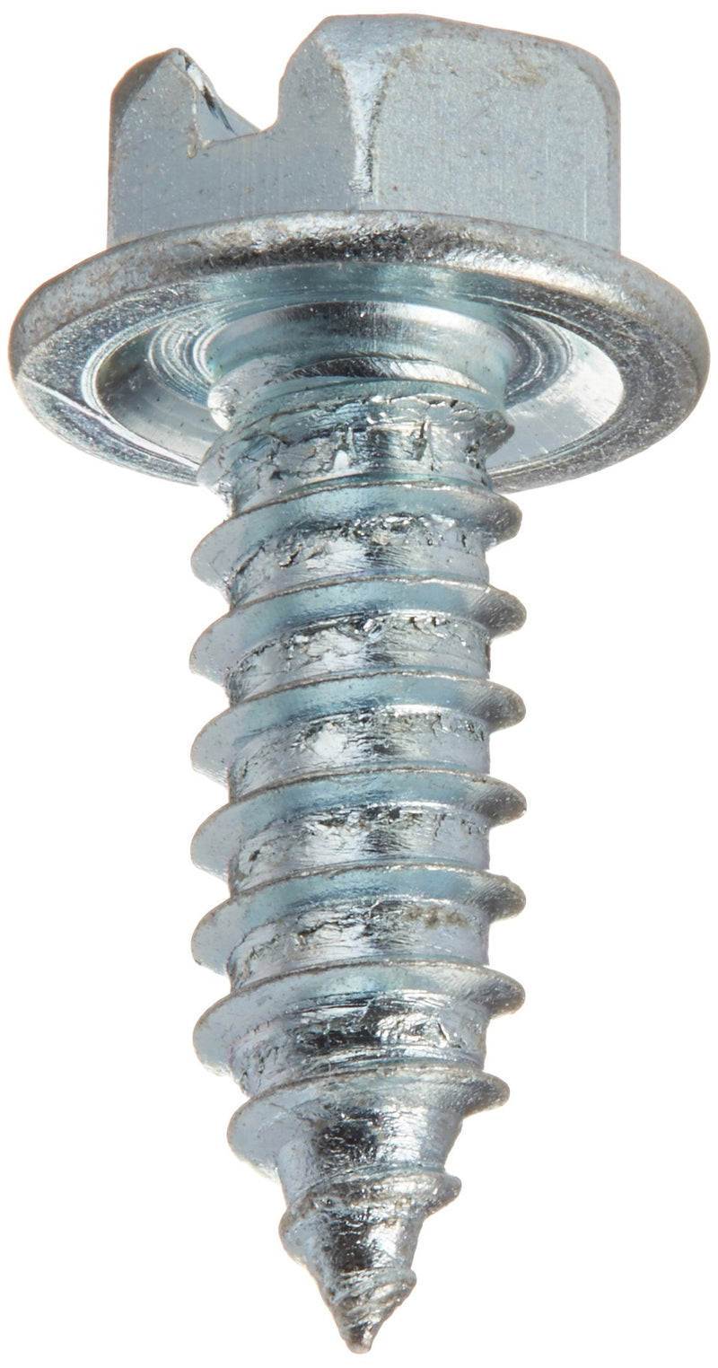 41038 Hex Washer Head Slotted Sheet Metal Screw, 14-Inch x 3/4-Inch, 50-Pack, zinc