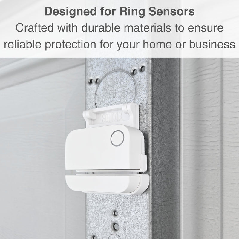 Garage Door Bracket for Ring Alarm Contact Sensors (2nd Gen) - Sensor Not Included - Easy Installation Garage Door Security Accessory (1 Pack) 1