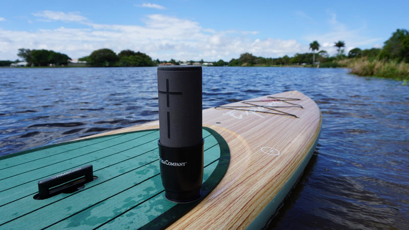 E-Sea Cup Original-(Black). Heavy-Duty Suction Mounted Cup Holder. Perfect for Boats, Paddle Boards, Kayaks and More!