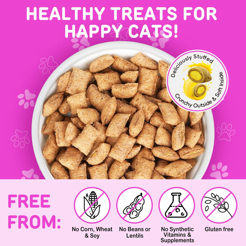Cat Vitamins Chews, 15 in 1 Cat Multivitamin Treats for Health, Immune, Joint Support, Skin & Coat, & Digestion, Vitamins with Taurine, Omega-3s & Probiotics, Chicken (30 Day Supply) 1PCS