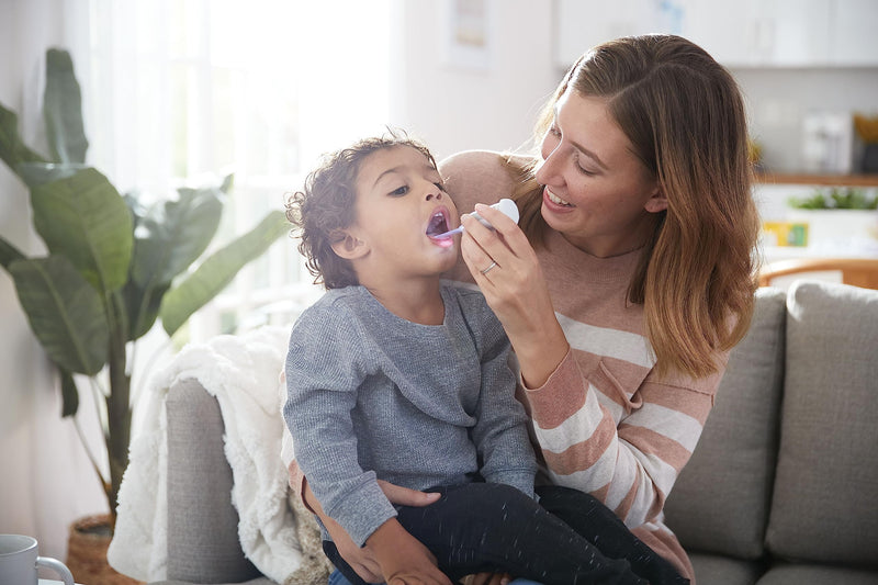 Safety 1st Light Up Tongue Depressor, Illuminates Mouth and Throat to Check for Signs of Irritation, Clear