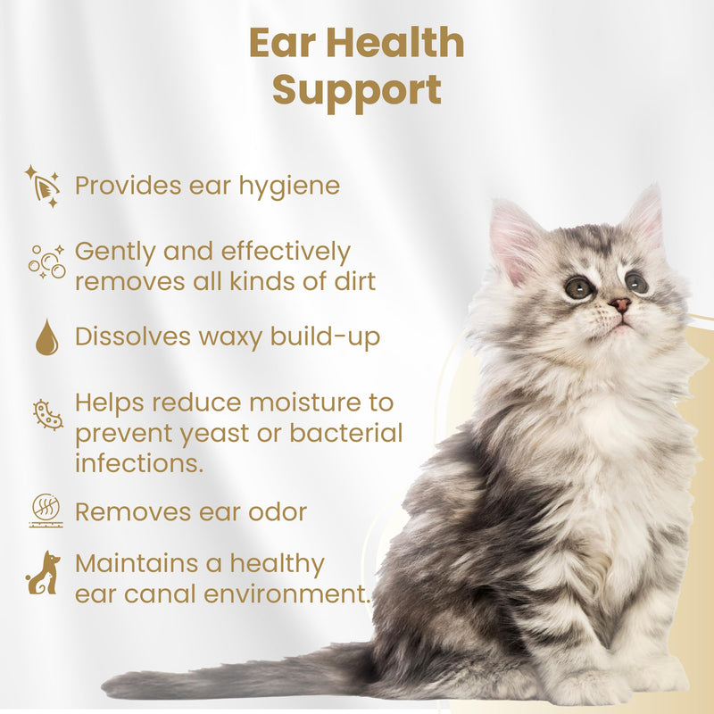 Bio PetActive BioOtic Ear Cleaner for Dogs and Cats | 3.38 fl oz