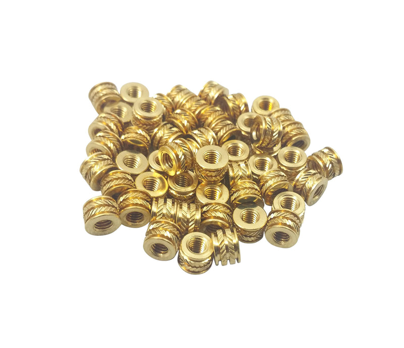 [initeq] #6-32 Threaded Heat Set Inserts for 3D Printing (50, Short) 50