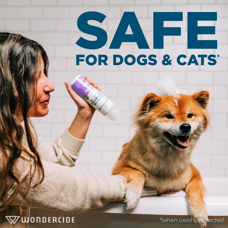 Wondercide - Flea & Tick Shampoo for Dogs and Cats - Flea and Tick Treatment with Natural Essential Oils - for Pets Over 4 Months - Powered by Plants - Rosemary - 12 Fl oz 12 OZ