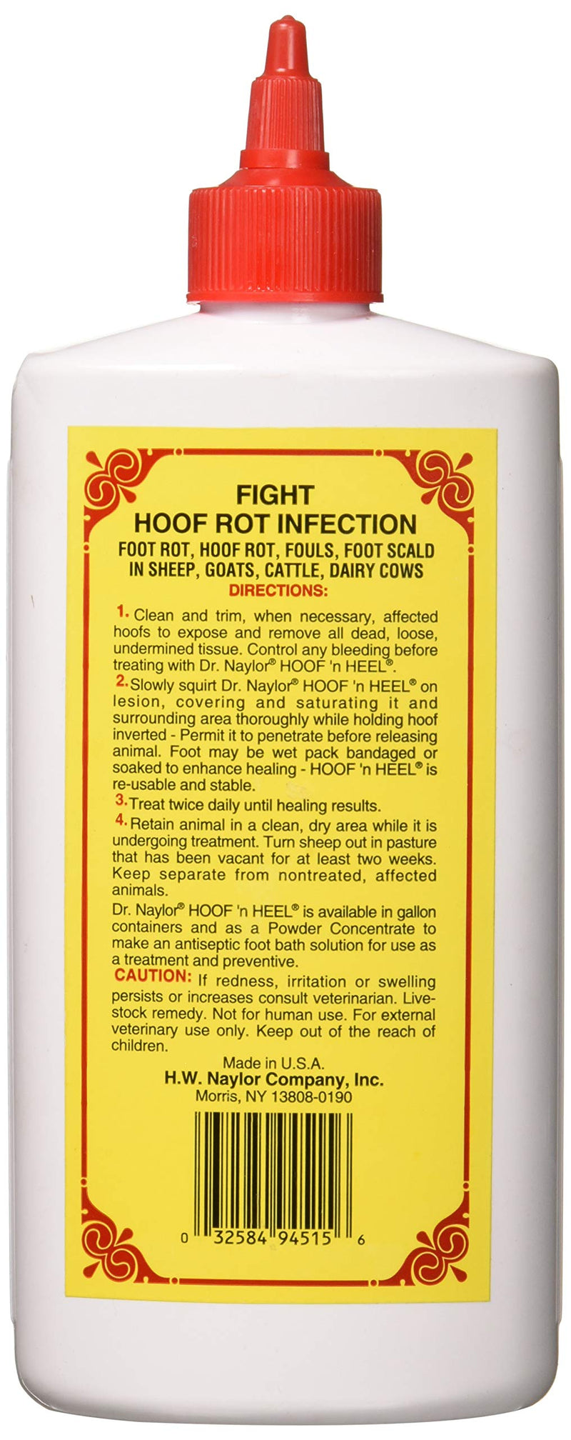 Dr. Naylor Hoof n' Heel (16 oz.) - Traditional Foot Rot Treatment - PawsPlanet Australia