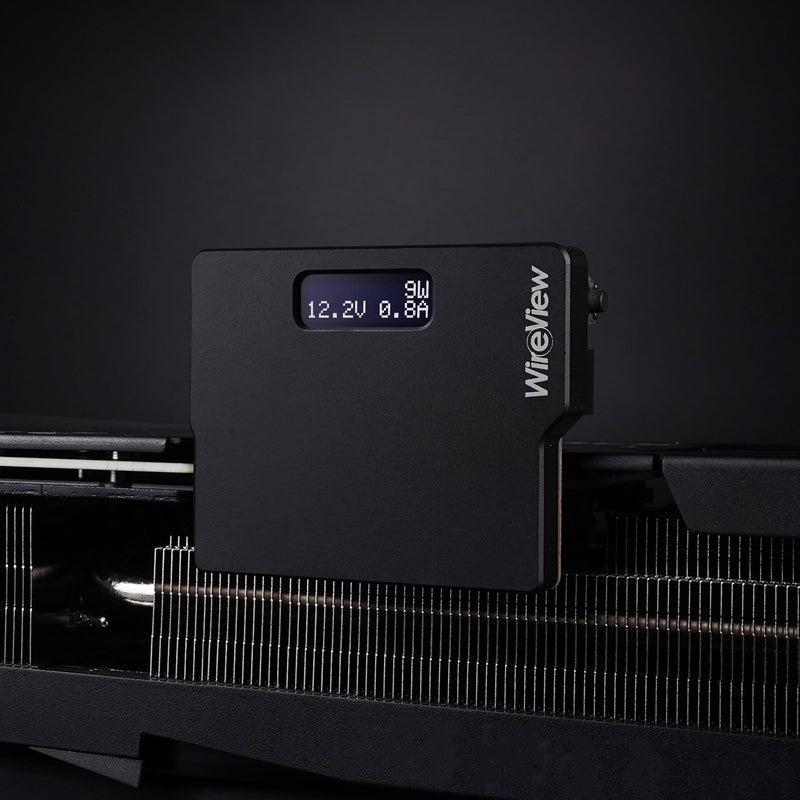 Thermal Grizzly WireView GPU - 1x 12VHPWR to 3x8Pin PCIe Normal - GPU Power Consumption Measuring Device - PCIe Power Connector - Real Time Direct Monitoring - Made in Germany H1N
