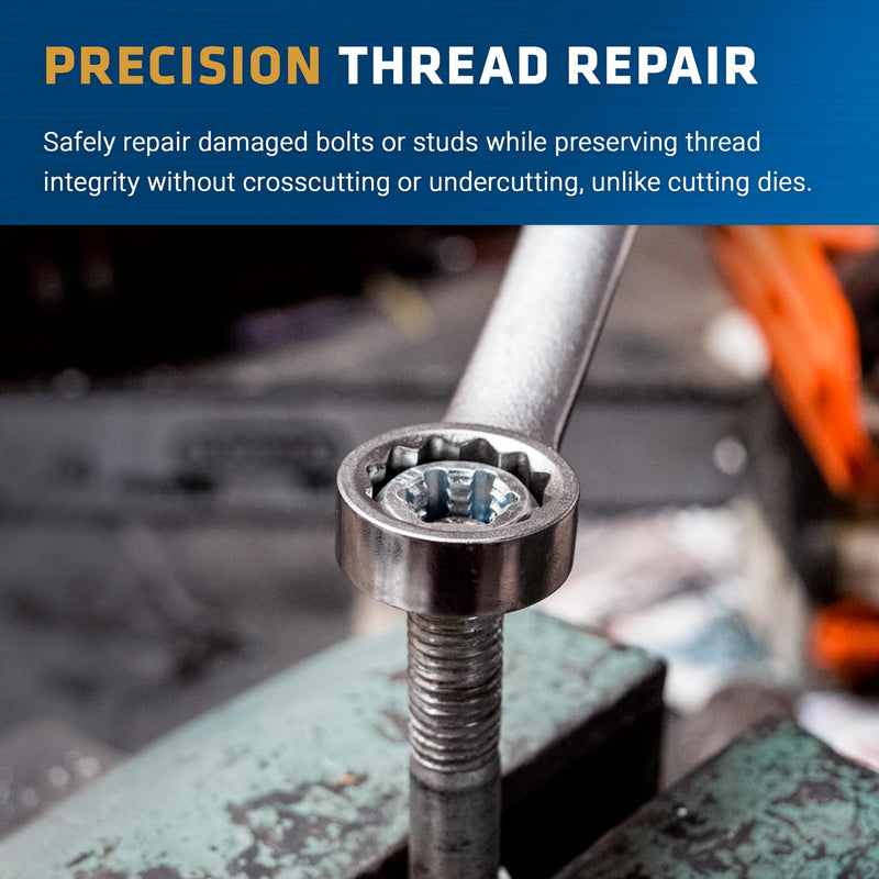 Century Drill & Tool, 92920, 1-14NF,Rethreading Die,Tool Set, Thread Repair 1-14 NF