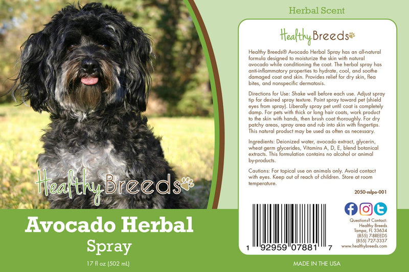 Healthy Breeds Maltipoo Avocado Herbal Spray 17 oz