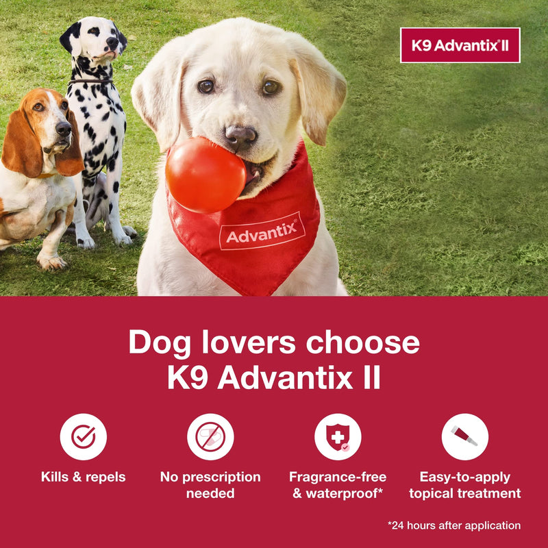Bundle of K9 Advantix II XL Dog | 2-Mo Supply + Pet Protect Allergy* + Immune+ Seasoderm™ | 60 Count
