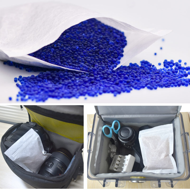 Wisesorb 7.5 LBS Activated Alumina, Alumina Desiccant, Reusable Desiccant Dehumidifier with 20pcs Resealable Nonwoven Zip Bags