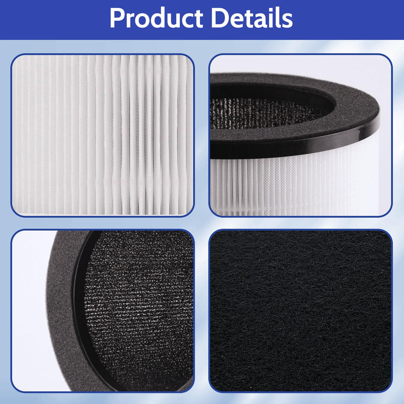 M02 Replacement Filter Compatible with Mooka M02 Air Purifier M02 - 2 Set
