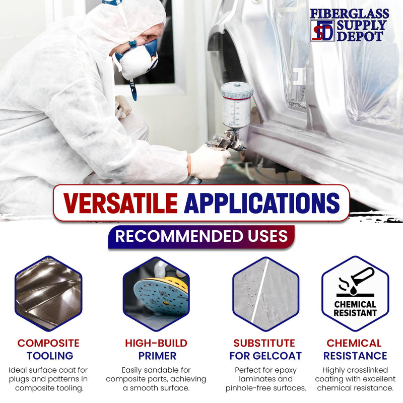Duratec 707-002 Grey Surface Primer Quart with 15cc Hardener