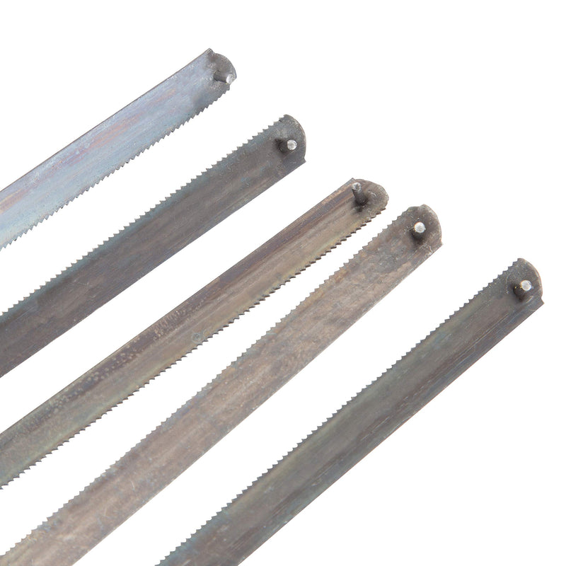 GreatNeck 615C Mini Hacksaw Blades, 5 Piece, Designed to Cut Metal, Pipe, And Hard Woods, Sized For Small Spaces, Fits Most Standard 6” Adjustable Frame Hacksaws