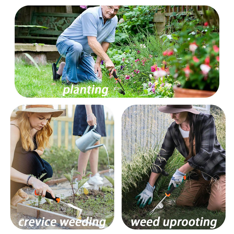 Weed Puller Tool, 2025 New Portable Weeder Tool, Weeding Tool with Stainless Steel, Garden Tools for Plant & Weeding, Crack Weeder Tool, Weed Remover Tool for Farm & Backyard