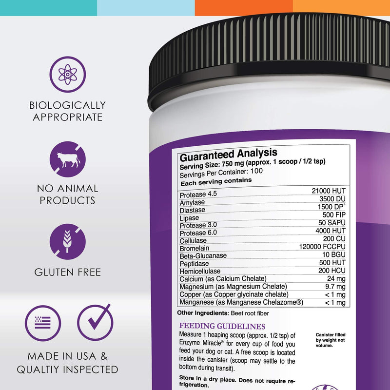 NUSENTIA The Miracle Pack - Natural Probiotics + Digestive Enzymes - Prebiotics - for Diarrhea, Gas, Loose Stool, Digestive Upset, & Allergies