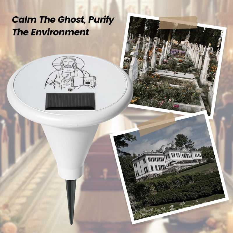 Ghost Hunting Equipment, Briidea Solar Paranormal Detection Kit Music Box, Plays Hymns to Soothe Spirits and Purify the Environment Upon Detecting Ghosts