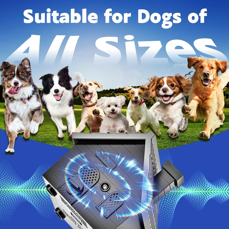AODA Anti Barking Device for Dogs, Ultrasonic Dog Bark Deterrent Devices, Dog Barking Silencer up to 50 FT, Dog Barking Control Device, Bark Box Indoor Outdoor Use