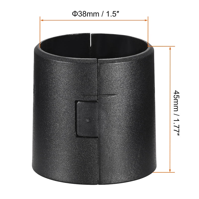 uxcell Wire Shelf Clips 1.5 Inch Wire Shelving Lock Clips Plastic for Wire Shelving System, 16 Pcs