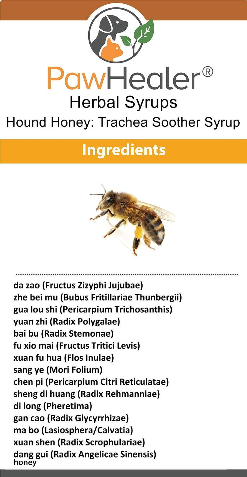Trachea Soother Syrup BUNDLE with Trachea Support: Phlegm Heat - Natural Herbal Remedy for Symptoms of Collapsed Trachea for Dogs - Combo of (1 Bottle) 5 fl oz Syrup & (1 Bottle) 50 Grams Powder … - PawsPlanet Australia