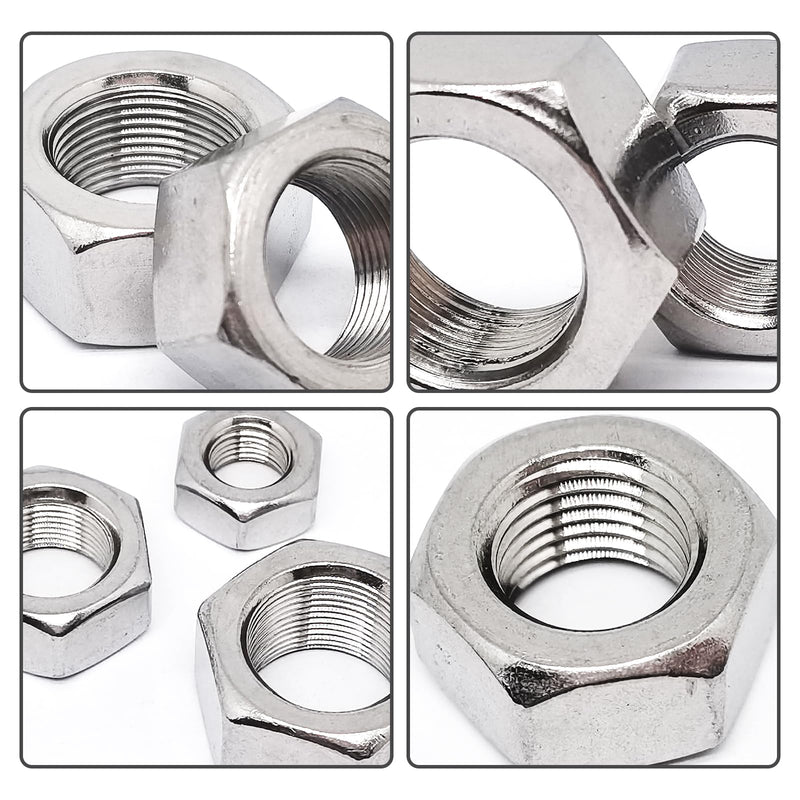 5pcs M14 x 1.5mm Pitch Hex Nuts Stainless Hex Nu, Metric Fine Thread Hex Nuts M14-1.5mm