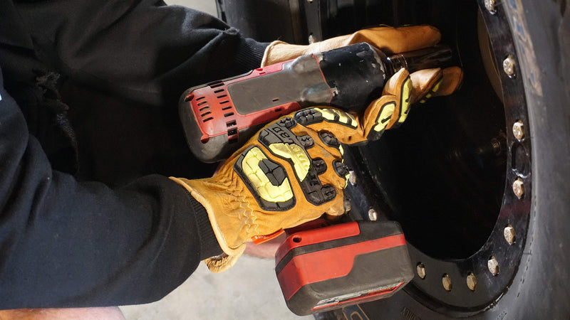 Ironclad Mens Work Glove 360 CUT LIMITLESS LEATHER IMPACT, Tan, Medium US
