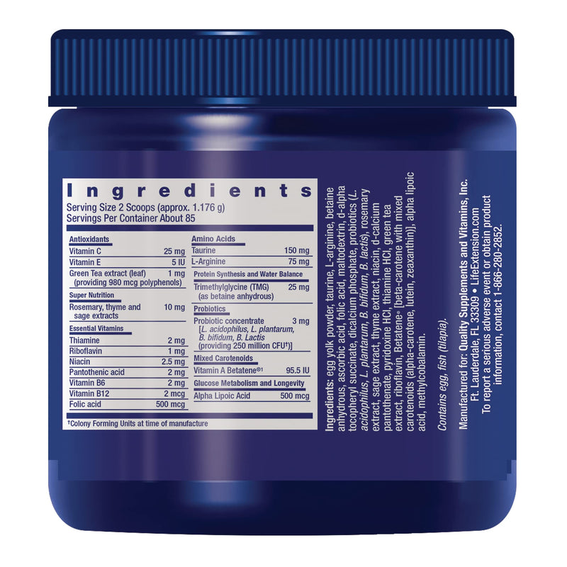 Life Extension Cat Mix – For Heart, Kidney & Pancreatic Function + Gut Health –with Vitamins & Essential Nutrients - Formula For Kitty - Gluten-Free, Non-GMO – Net Wt.100 Grams (85 Servings) - PawsPlanet Australia