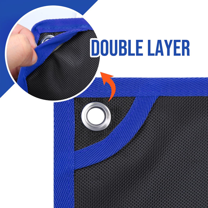 YOOFAN Wrench Roll Up Pouch – Wrench Organizer Bag with Handle, Wrench Holder for Hanging (19+1 Metric) 19+1 Metric