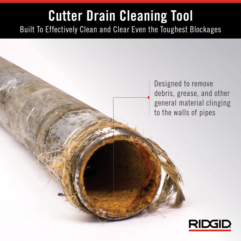 RIDGID 52822 Model T-232 H-D 3" "C" Cutter Cable Coupling Drain Cleaning Tool