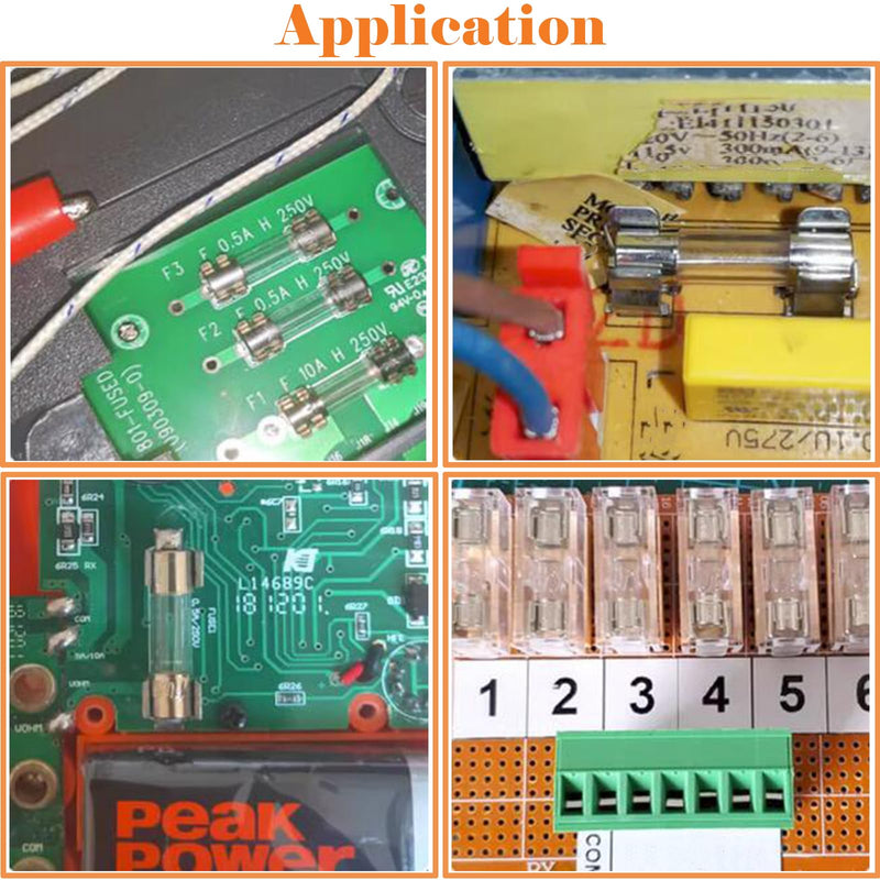 275Pcs Christmas Light Fuses 24 Values Fast Blow Glass Fuses Assortment Kit 125V 1A 3A 5A 7A 8A 5x20mm,125V 1A 2.5A 3A 5A 3.6X10mm,250V 0.5A 1A 2A 3A 5A 6A 8A 10A 15A 20A 5x20mm 6x30mm 275PCS