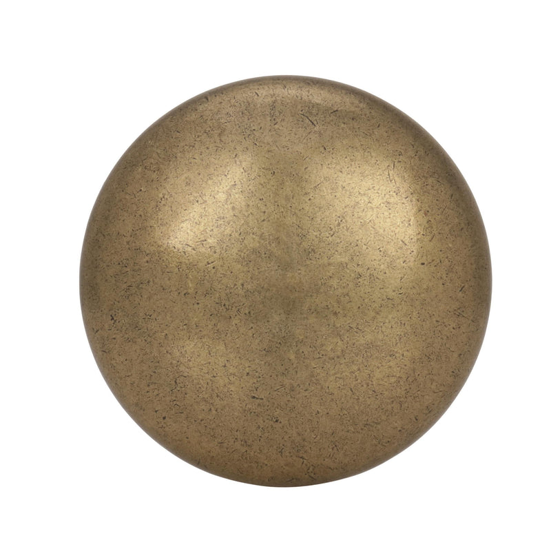 Amerock | Cabinet Knob | Burnished Brass | 1-1/4 inch (32 mm) Diameter | Edona | 1 Pack | Drawer Knob | Cabinet Hardware Pack of 1