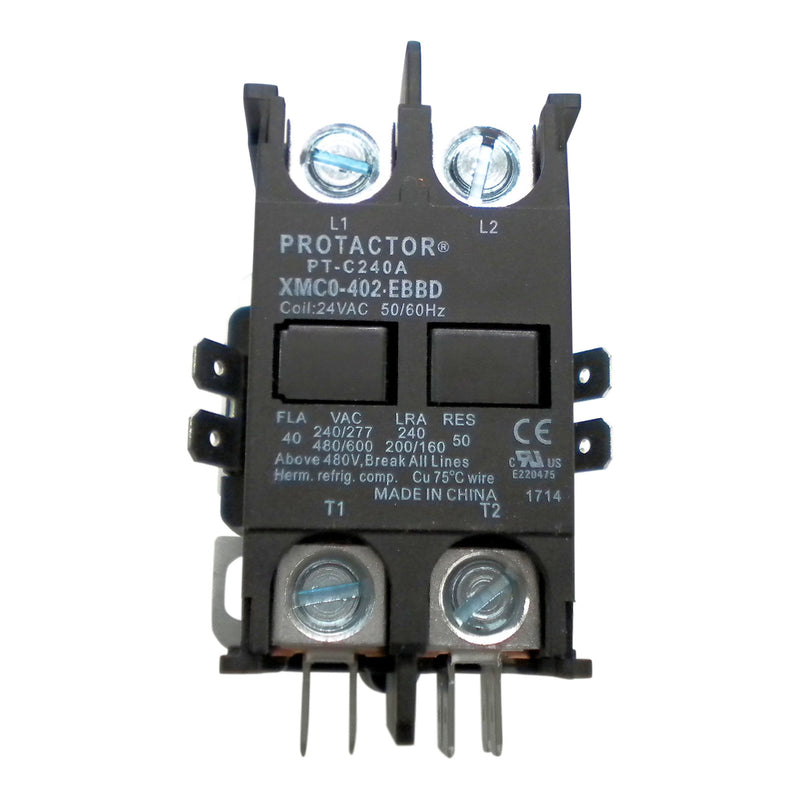 Contactor 2 Pole 40 Amp Protactor Heavy Duty Enclosed Replacement For Carrier Byant Payne P282-0421