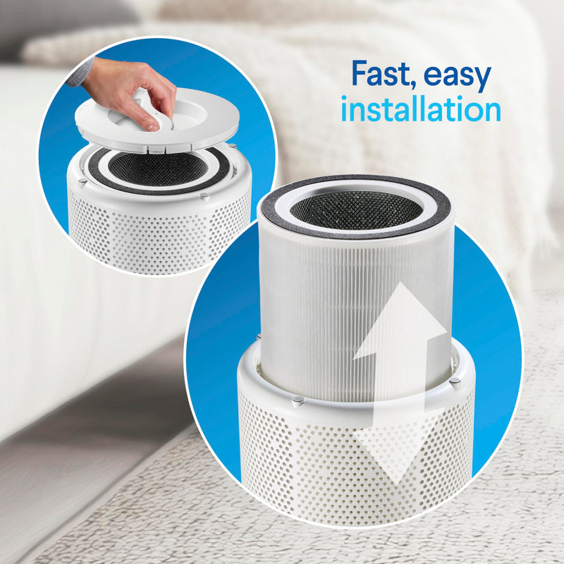 Clorox Large Room Turbo True HEPA Replacement Filter, up to 1,650 Sq. Ft. Capacity, 12090