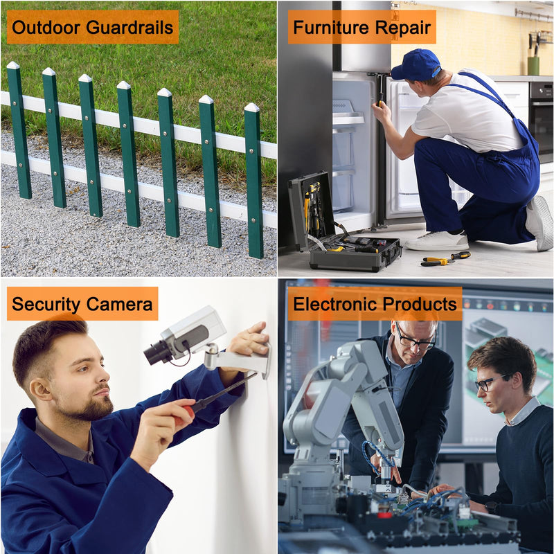 uxcell M4-0.7x10mm Flat Head Torx Anti Theft Machine Screws, 20Pcs 10.9 Grade Alloy Steel, Torx Drive, Countersunk Head, Full Thread, Black Oxide Finish 20