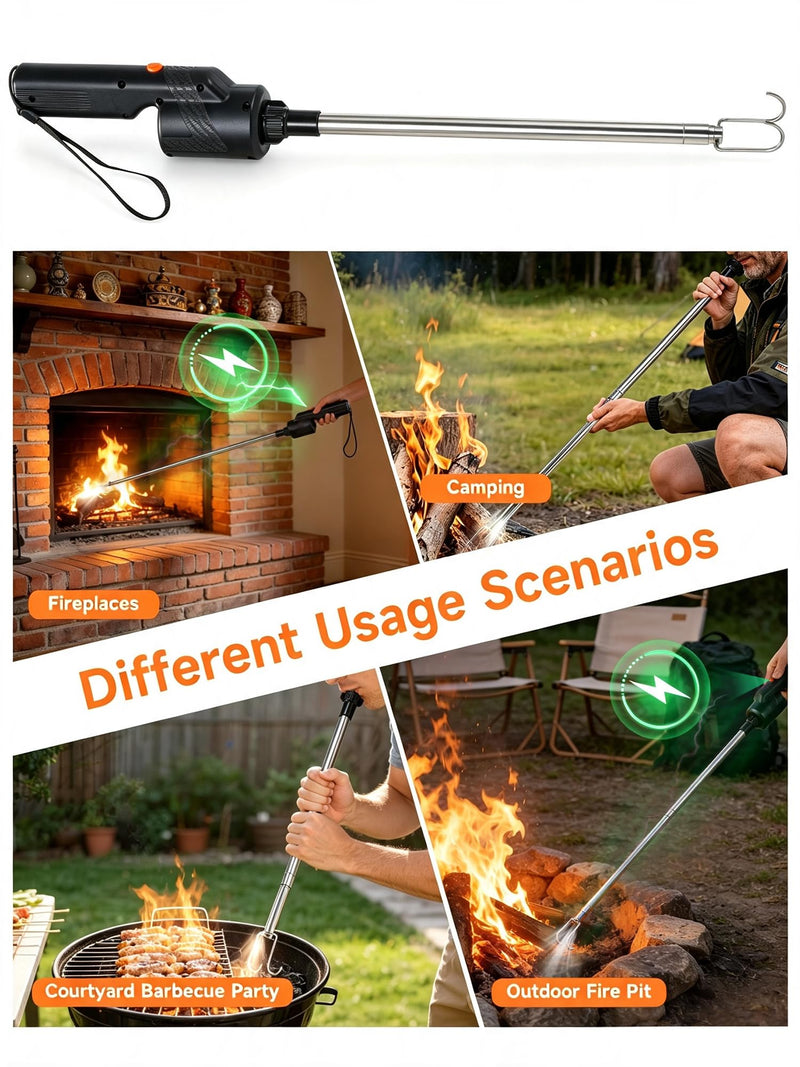 Electric Bellows, Fire Blower, Electric Fire Blower, 2 in 1 Firepit Tools
