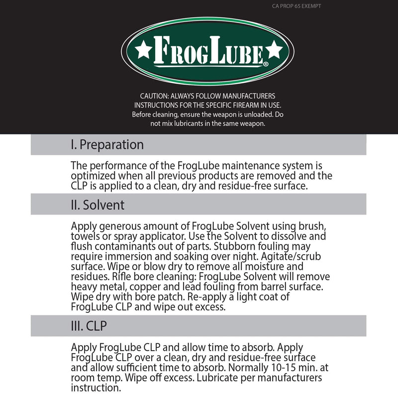 Froglube CLP 4 Oz. Tub of Paste Gun Cleaner Lubricant Protectant