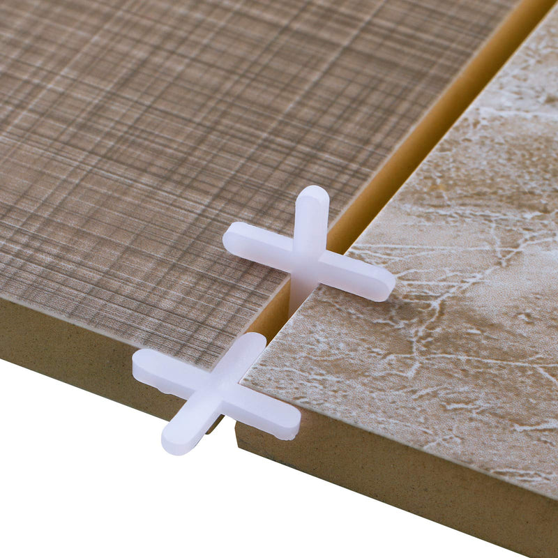500 Pieces Wide Tile Spacers Tiles Leveler Spacers Replaceable Tile Levelers Wall Floor Cross Spacers for Ceramic Tile and Stone Installation (1/16 Inch) 1/16 Inch